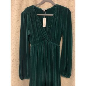 Venus Baltic Born Forrest green maxi dress